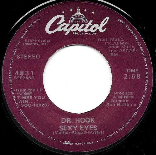 Dr. Hook - Sexy Eyes (7", Jac)