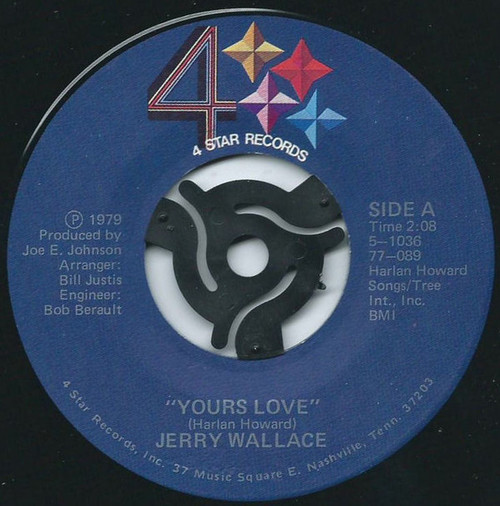 Jerry Wallace - Yours Love (7")