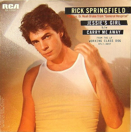Rick Springfield - Jessie's Girl (7", Single, Styrene, Ind)