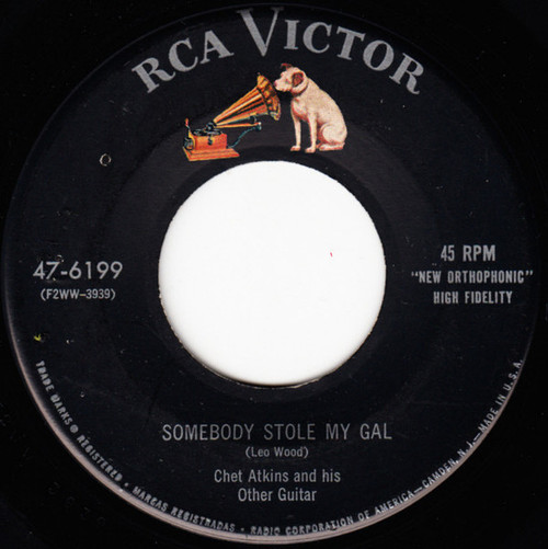 Chet Atkins And His Other Guitar* - Somebody Stole My Gal / Shine On Harvest Moon (7", Single)