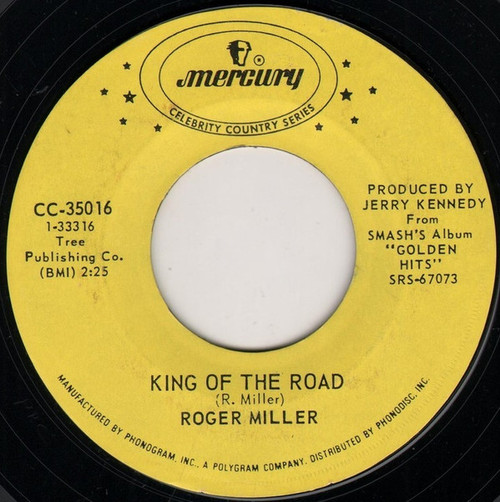 Roger Miller - King Of The Road / England Swings (7", Single, RE)