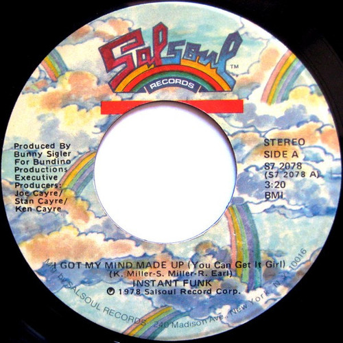 Instant Funk - I Got My Mind Made Up (You Can Get It Girl) (7", Single)