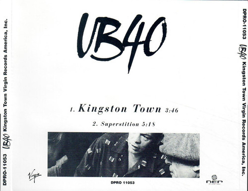 UB40 - Kingston Town (CD, Single, Promo)