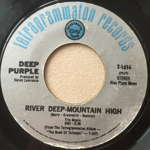 Deep Purple - River Deep - Mountain High / Listen, Learn, Read On (7", Single, Mon)
