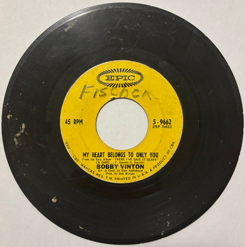 Bobby Vinton - My Heart Belongs To Only You (7", Styrene)