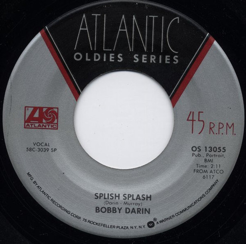 Bobby Darin - Splish Splash / Queen Of The Hop (7", Single, RE)