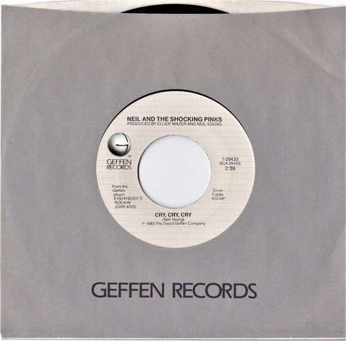 Neil* And The Shocking Pinks - Cry, Cry, Cry (7", Single)