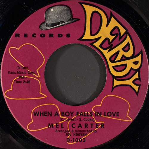 Mel Carter - When A Boy Falls In Love / So Wonderful (7", Single)
