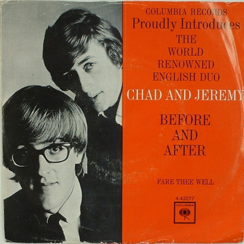 Chad And Jeremy* - Before And After (7", Single, Promo, Red)