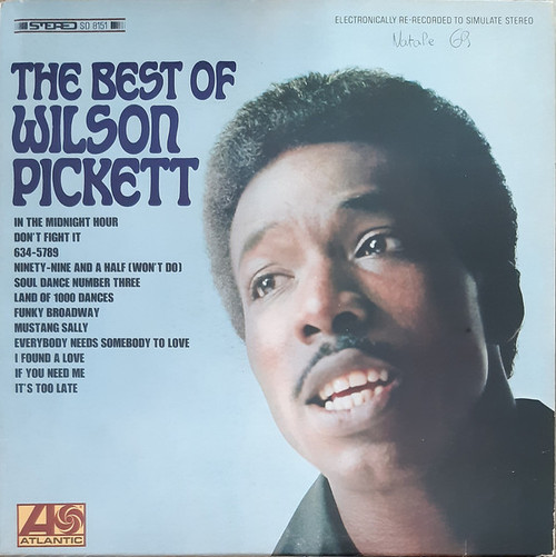 Wilson Pickett - The Best Of Wilson Pickett (LP, Album, Comp, RE, RP)
