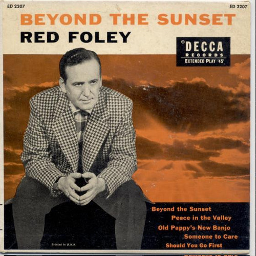 Red Foley - Beyond The Sunset (7", EP, RP)