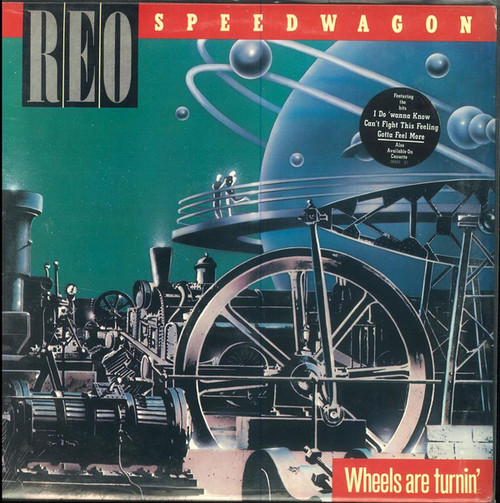 REO Speedwagon - Wheels Are Turnin' (LP, Album, Car)_3604630662