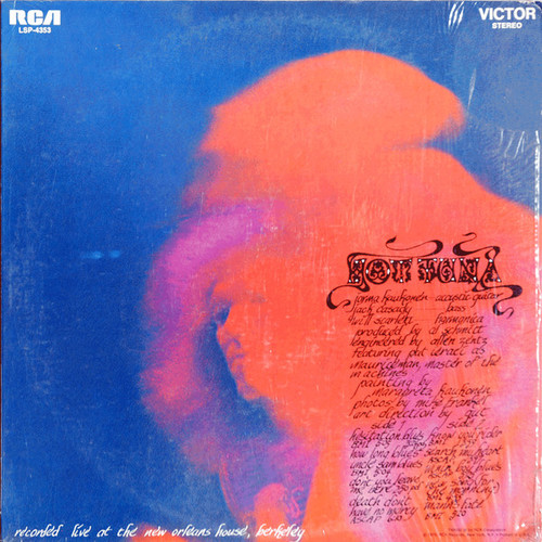 Hot Tuna - Hot Tuna (LP, Album, Ind)