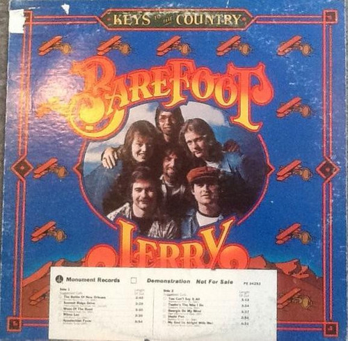Barefoot Jerry - Keys To The Country (LP, Album, Promo, Ter)
