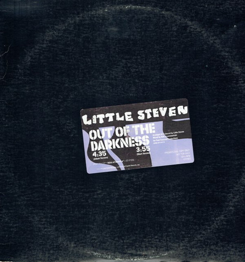 Little Steven - Out Of The Darkness (12", Promo)