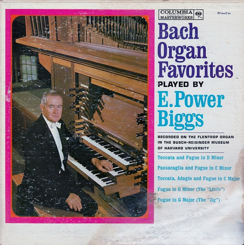 Bach* : E. Power Biggs - Bach Organ Favorites (LP, Album, Mono)