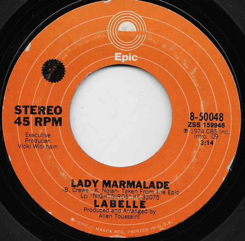 LaBelle - Lady Marmalade / Space Children (7", Styrene, Ter)