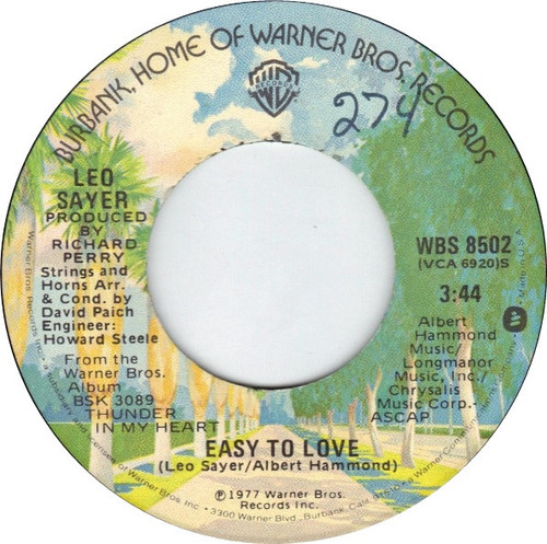 Leo Sayer - Easy To Love / Haunting Me (7", Single)