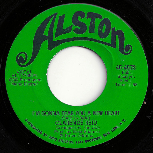 Clarence Reid - I'm Gonna Tear You A New Heart / I'm A Man Of My Word (7", Single, PL )