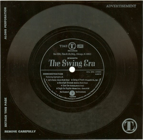 Unknown Artist - The Swing Era (Flexi, 7", Shape, S/Sided, Promo, Squ)