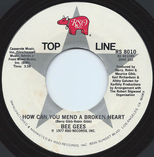 Bee Gees - To Love Somebody / How Can You Mend A Broken Heart (7", Single)