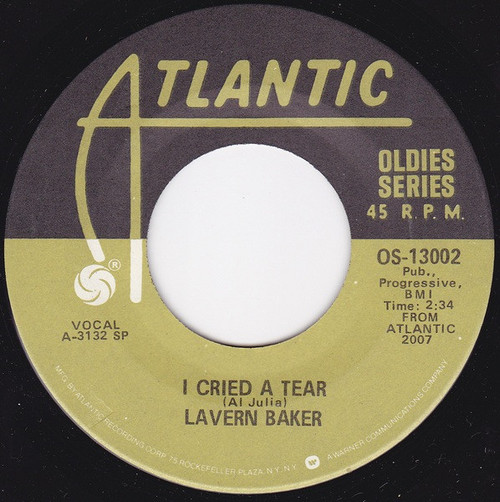 LaVern Baker - I Cried A Tear / Saved (7", Single, RE, Spe)
