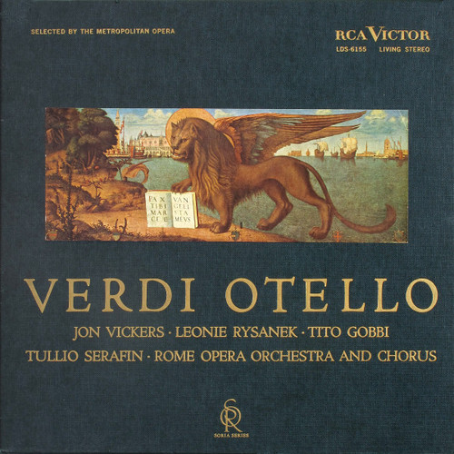 Verdi*, Jon Vickers · Leonie Rysanek · Tito Gobbi, Tullio Serafin · Rome Opera Orchestra* And Chorus* - Otello (3xLP + Box, Sli)
