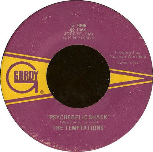 The Temptations - Psychedelic Shack / That's The Way Love Is (7", ARP)