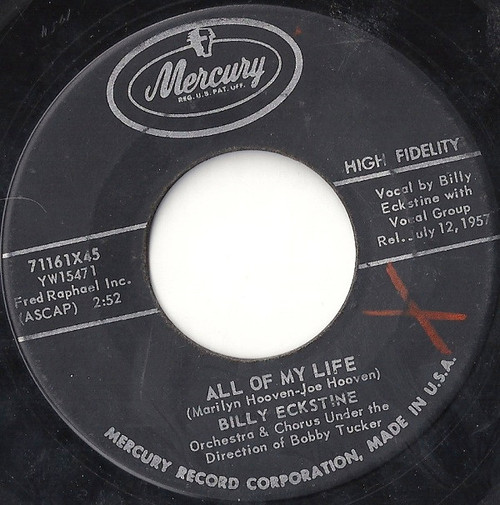 Billy Eckstine - All Of My Life (7")