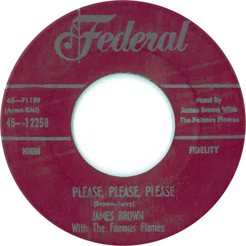 James Brown With The Famous Flames* - Please, Please, Please (7", Single, Red)