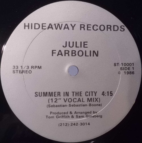 Julie Farbolin - Summer In The City (12")