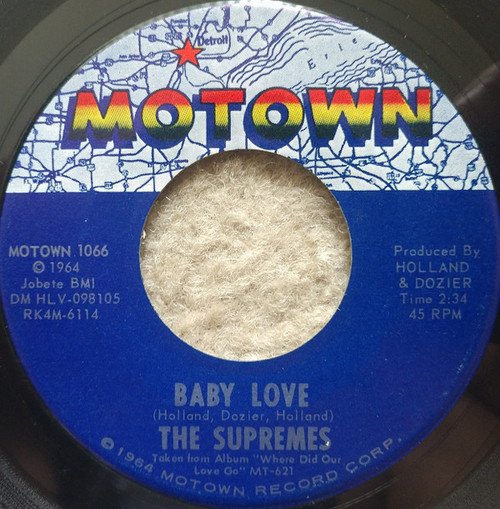 The Supremes - Baby Love / Ask Any Girl (7", Ind)