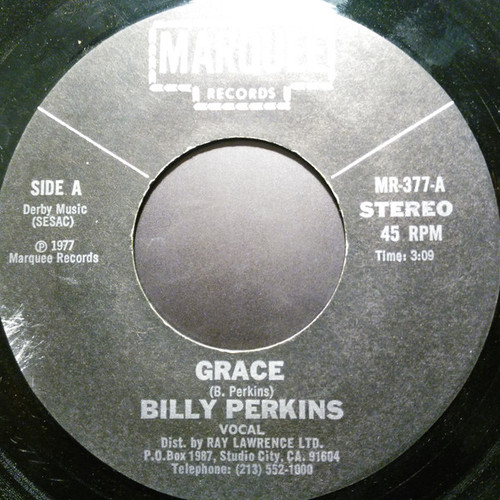 Billy Perkins (4) - Grace / Waitin' For The Light To Shine (7", Single)