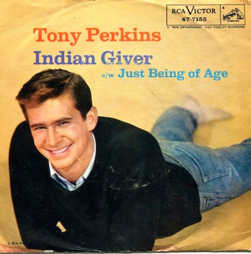 Tony Perkins* - Just Being Of Age / Indian Giver (7", Single)