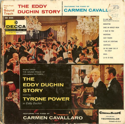 Carmen Cavallaro - The Eddy Duchin Story (3x7", Album, EP, Glo + Box)