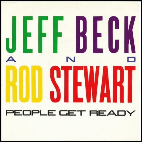 Jeff Beck And Rod Stewart - People Get Ready (7", Single, Styrene,  Ca)