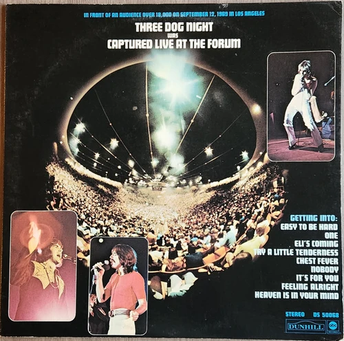 Three Dog Night - Captured Live At The Forum (LP, Album, San)