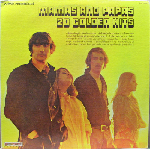 The Mamas & The Papas - 20 Golden Hits (2xLP, Comp, RE, Gat)