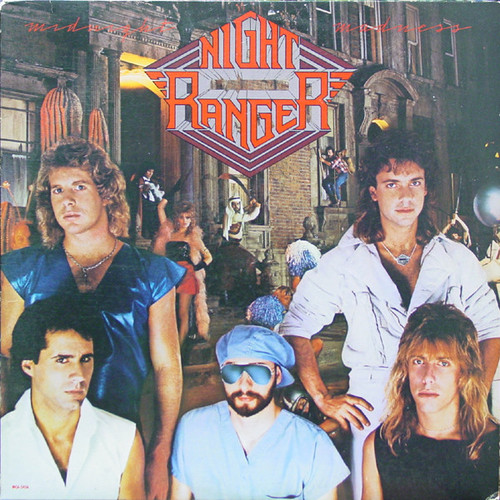 Night Ranger - Midnight Madness (LP, Album, Glo)