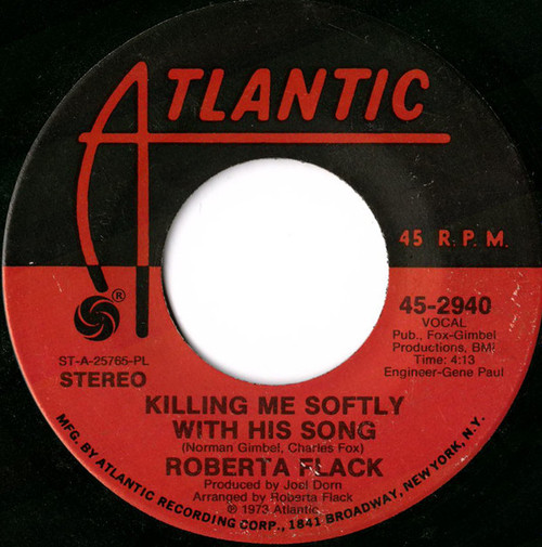 Roberta Flack - Killing Me Softly With His Song (7", Single, PL )