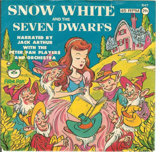 Peter Pan Players And Orchestra - Snow White And The Seven Dwarfs (7", RP)