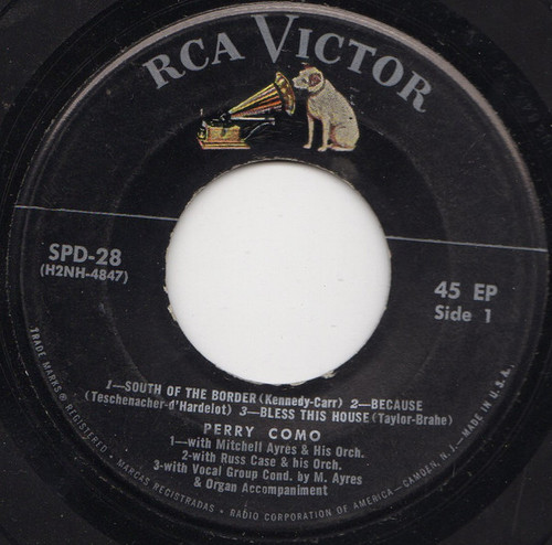 Perry Como - South Of The Border (7", EP)