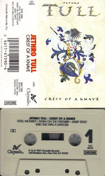 Jethro Tull - Crest Of A Knave (Cass, Album, Club)