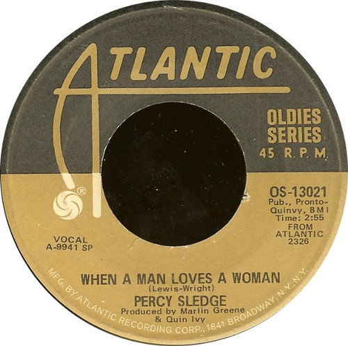 Percy Sledge - When A Man Loves A Woman / Cover Me (7")