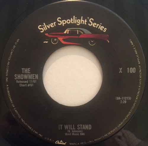 The Showmen / The Jive Five - It Will Stand / I'm A Happy Man (7", RE)