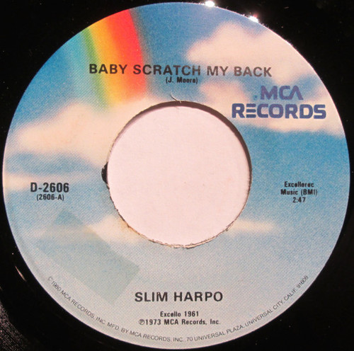 Slim Harpo - Baby Scratch My Back / I'm Gonna Miss You (Like The Devil) (7", RE)