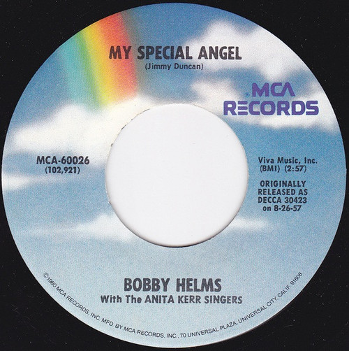 Bobby Helms - My Special Angel (7", Single, RE, Pin)