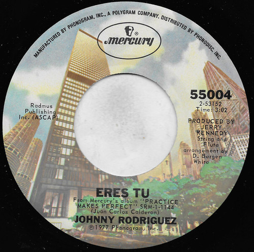 Johnny Rodriguez (4) - Eres Tu (7", San)