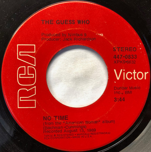The Guess Who - No Time / These Eyes (7", RE)