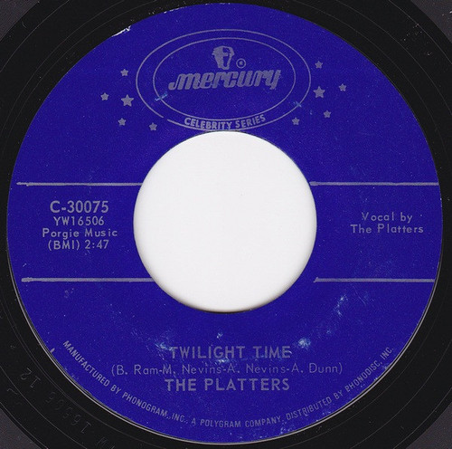 The Platters - Twilight Time / For The First Time (Come Prima) (7", Single, RE)